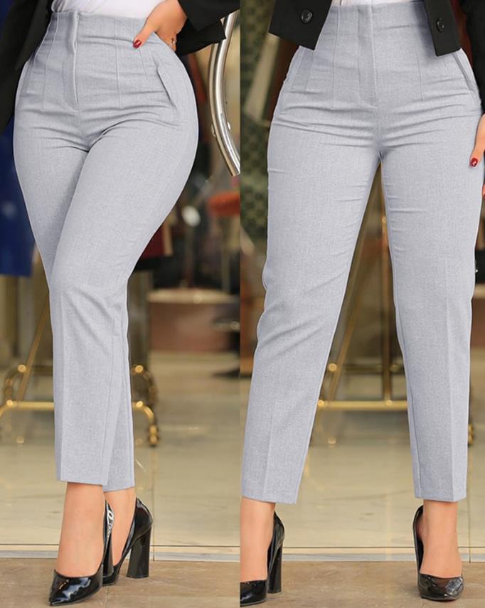 MYRNE™ | Casual Trousers High Waist