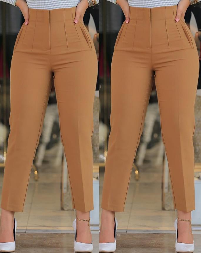 MYRNE™ | Casual Trousers High Waist