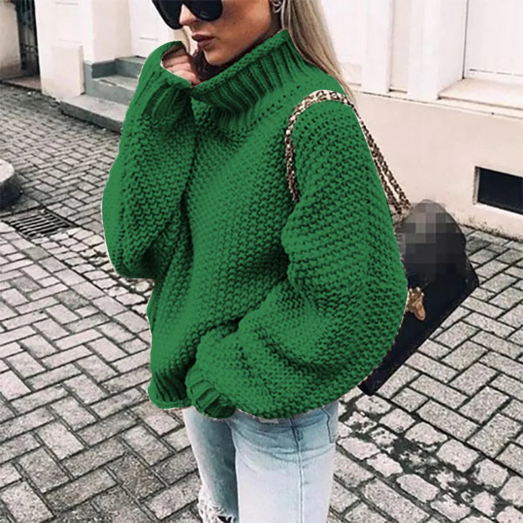 ESME™ | Chunky Knit Turtleneck Sweater