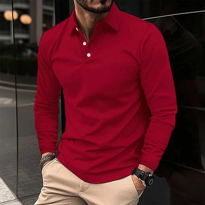 ROWAN™ | Long Sleeve Polo Shirt