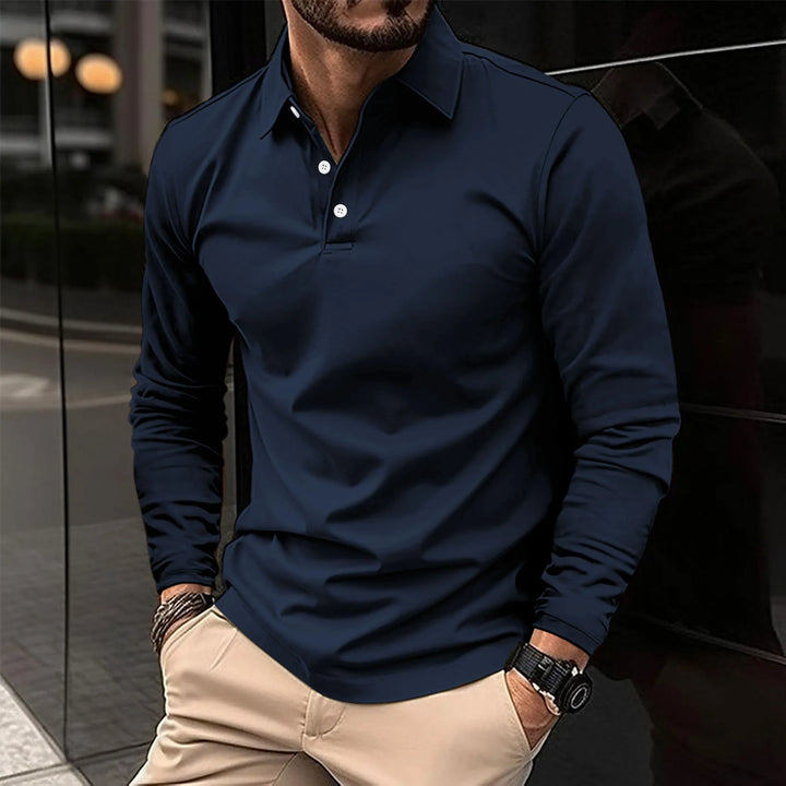 ROWAN™ | Long Sleeve Polo Shirt