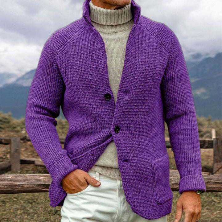 LUCIO™ | Thick Knit Cardigan with a Robust Style