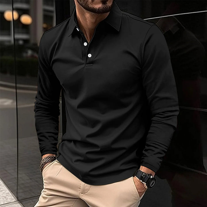 ROWAN™ | Long Sleeve Polo Shirt