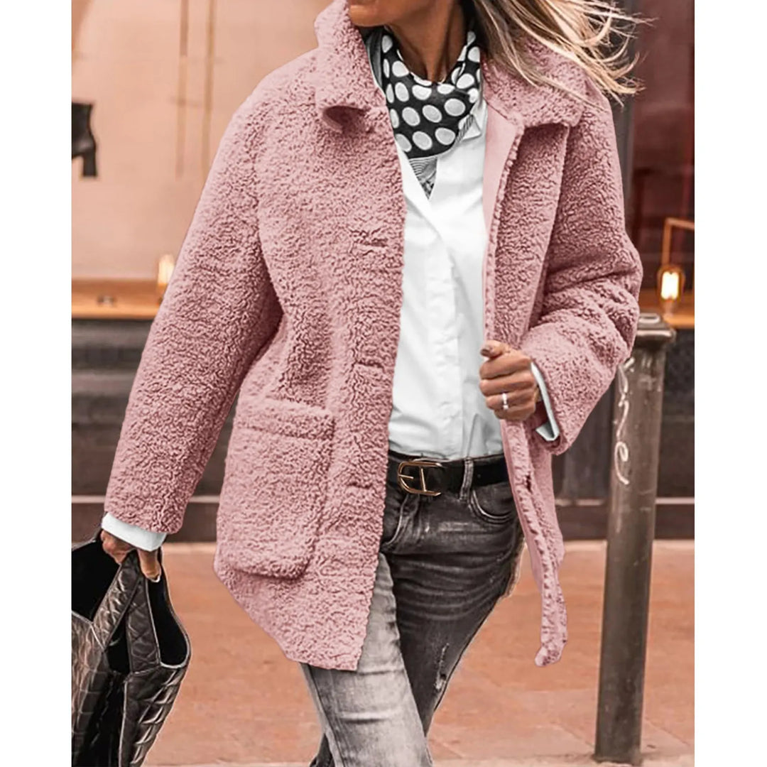 NORA™ | Cozy Button-Up Coat