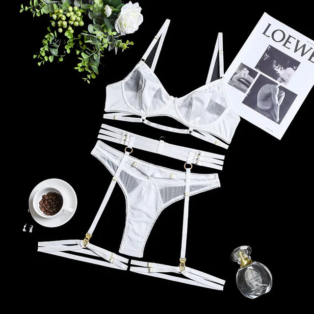 ADRIANA™ | 3-Piece French Lingerie Set