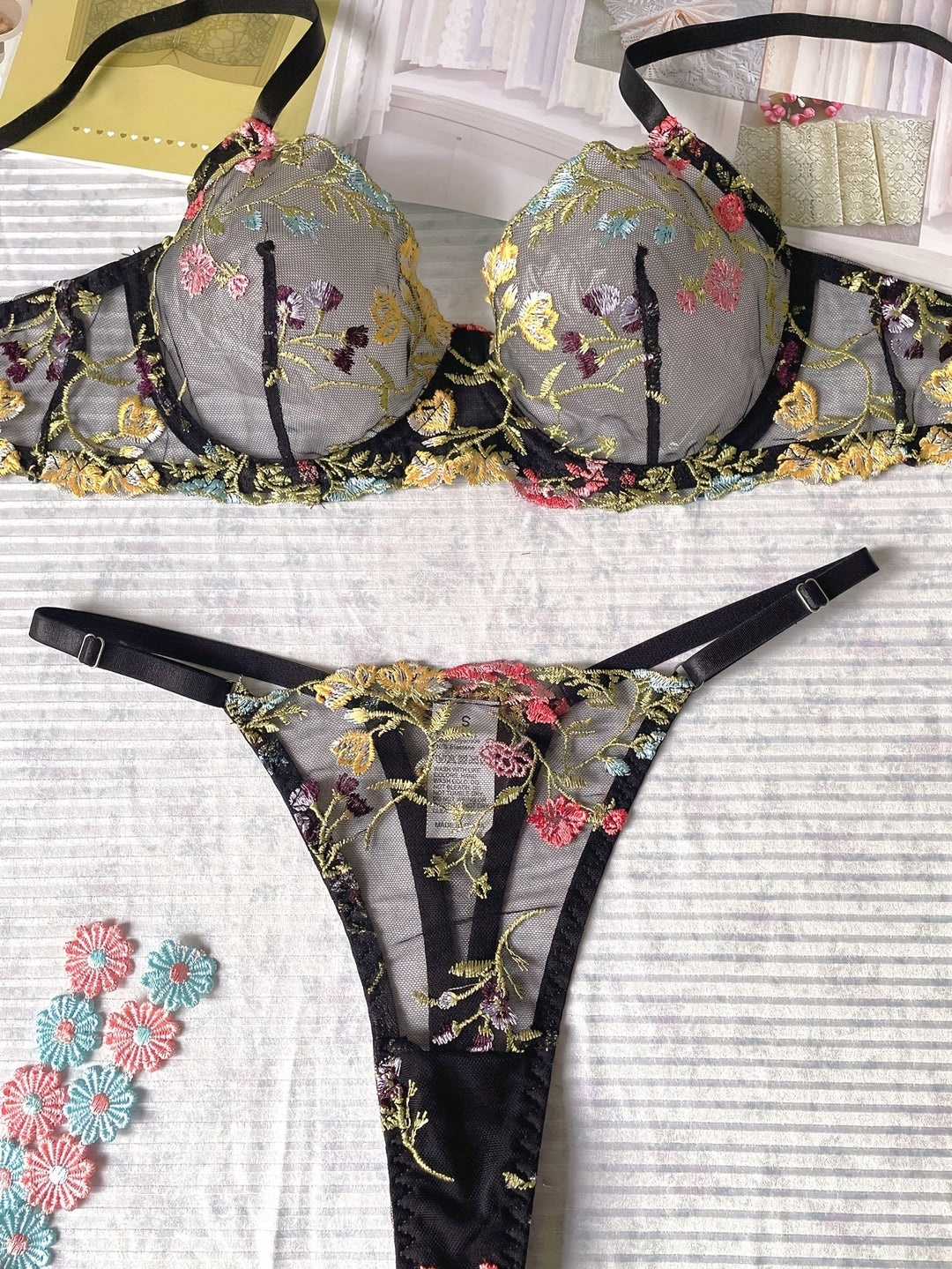 ISLYNN™ | Soulful Embroidered Lingerie Set