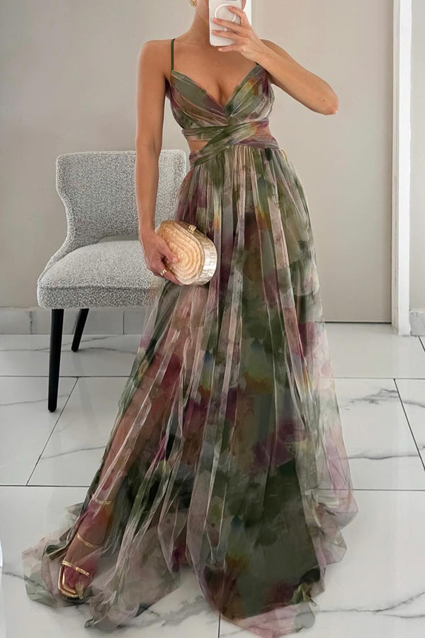 GISELLE™ | Enchanting Floral Maxi Dress
