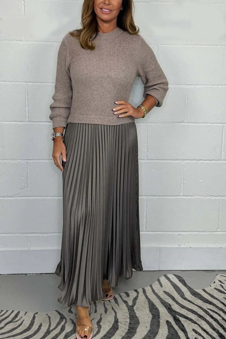 MAYA™ | Jumper with Maxi Skirt