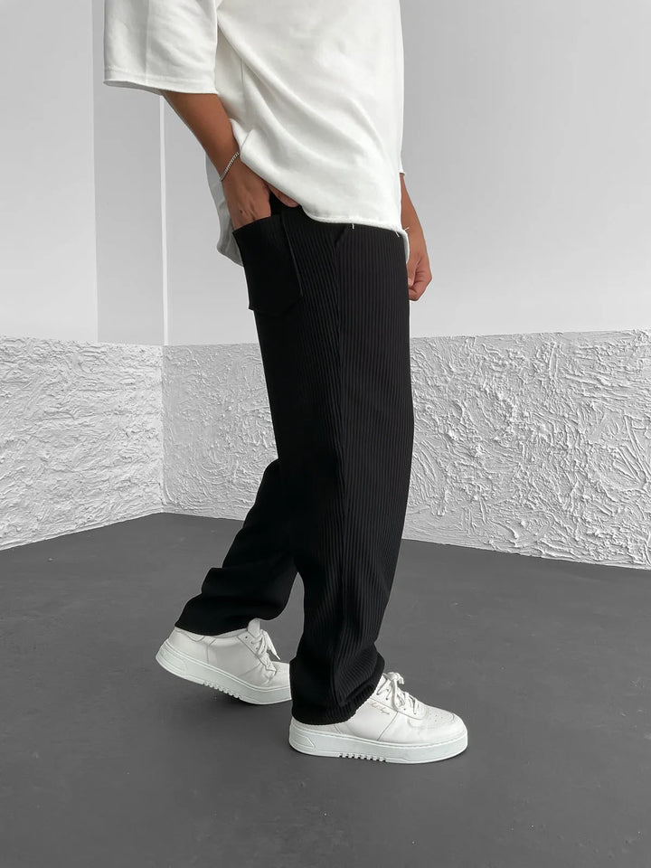 NIKOLAI™ | Ribbed Comfort Pants