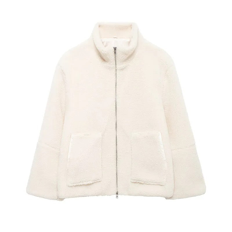 ELLYNA™ | Cozy Zip-Up Sherpa Jacket
