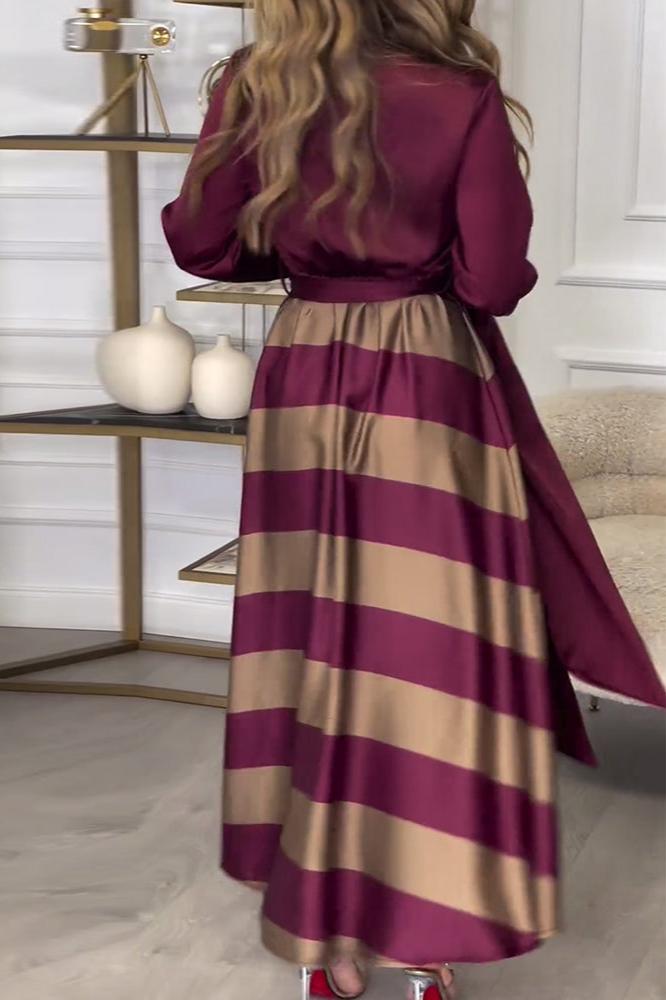 EMMA™ | Elegant Striped Dress