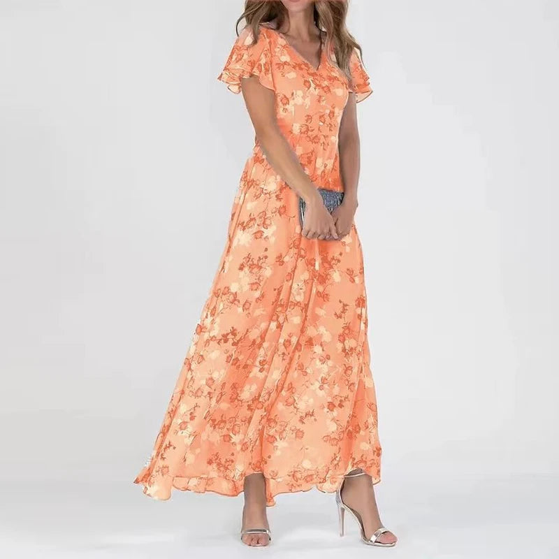 LORENE™ | Floral Long Dress