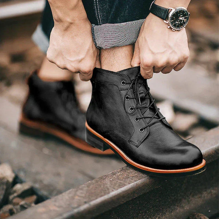 HUNTER™ | Men's Leather Boots