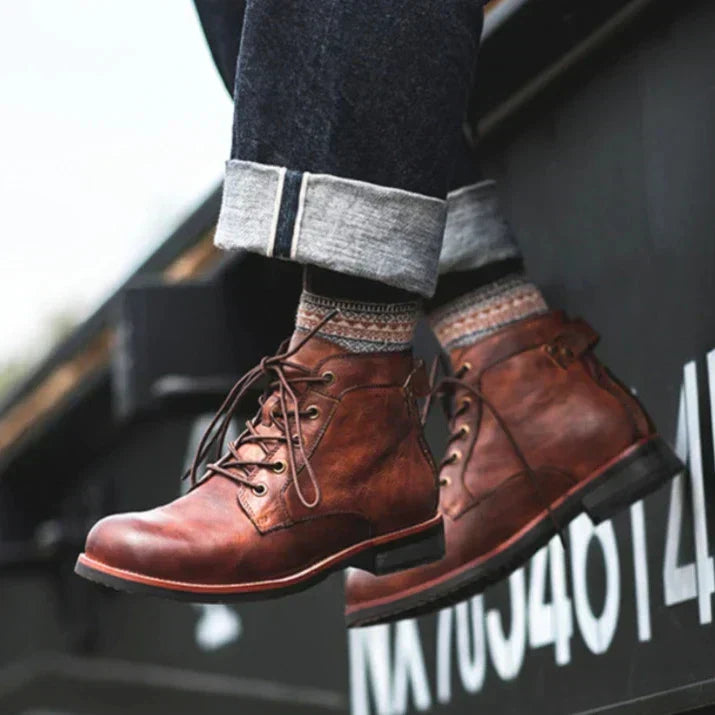 HUNTER™ | Men's Leather Boots