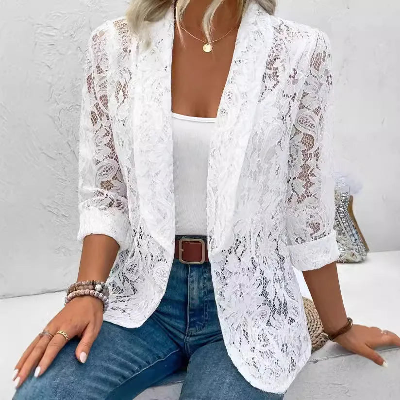 IVY™ | Elegant Lace Blazer