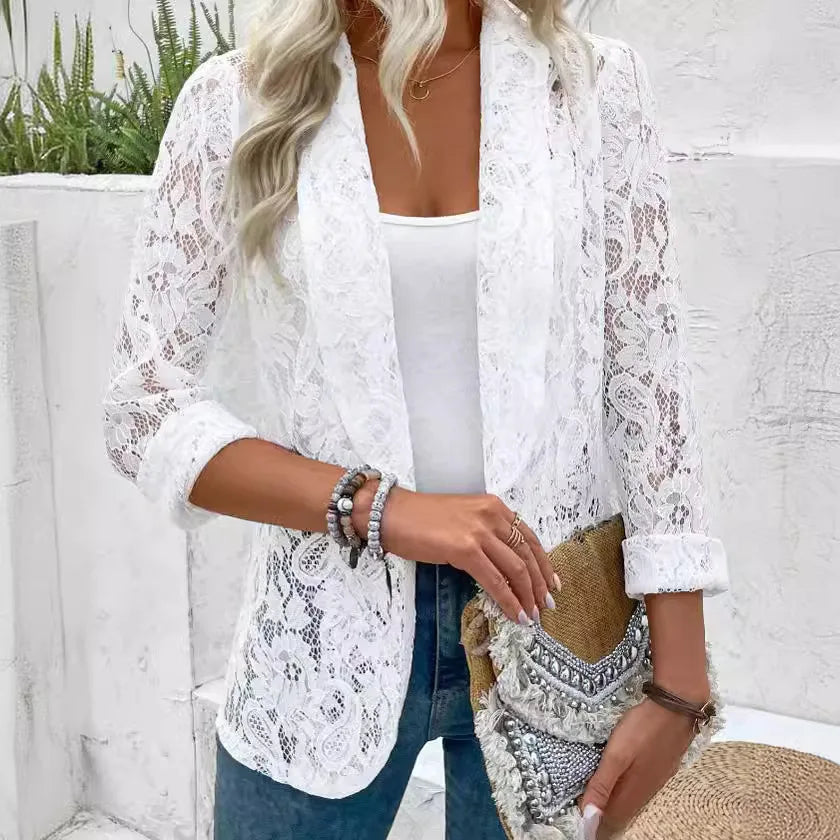 IVY™ | Elegant Lace Blazer