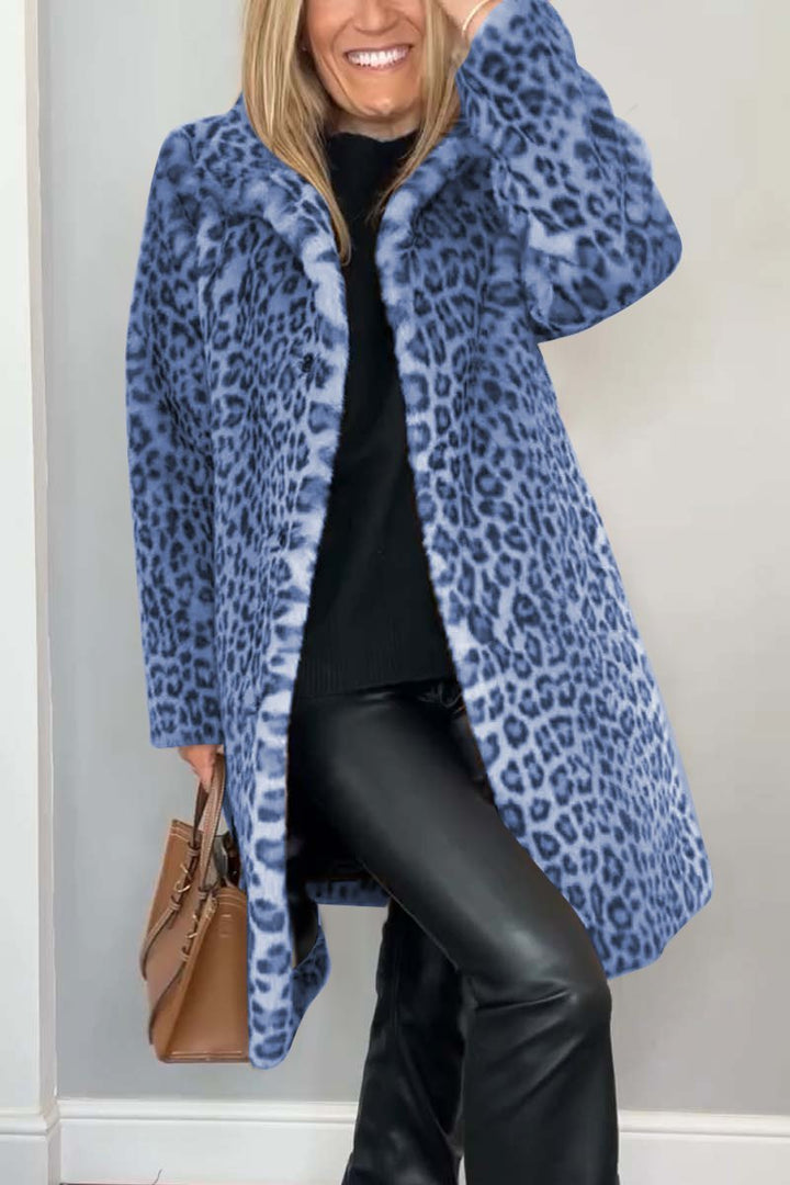 SAGE™ | Leopard Faux Fur Coat