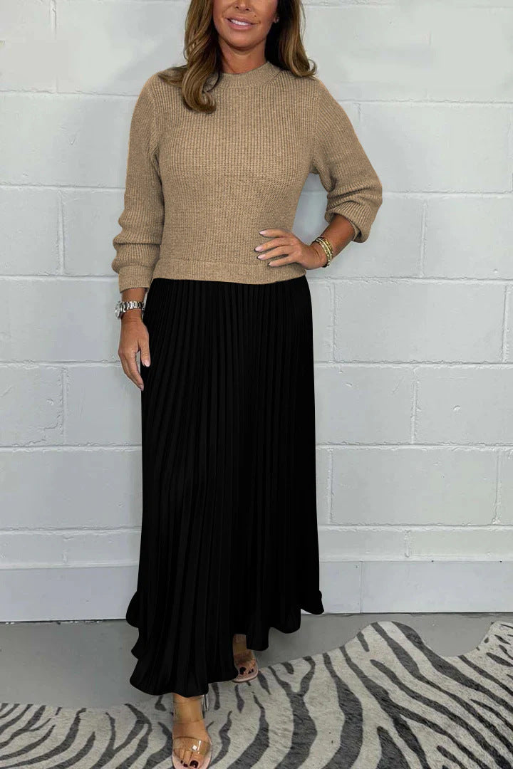 MAYA™ | Jumper with Maxi Skirt