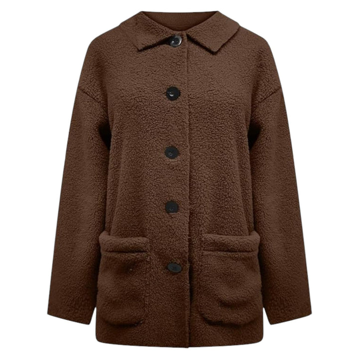 NORA™ | Cozy Button-Up Coat