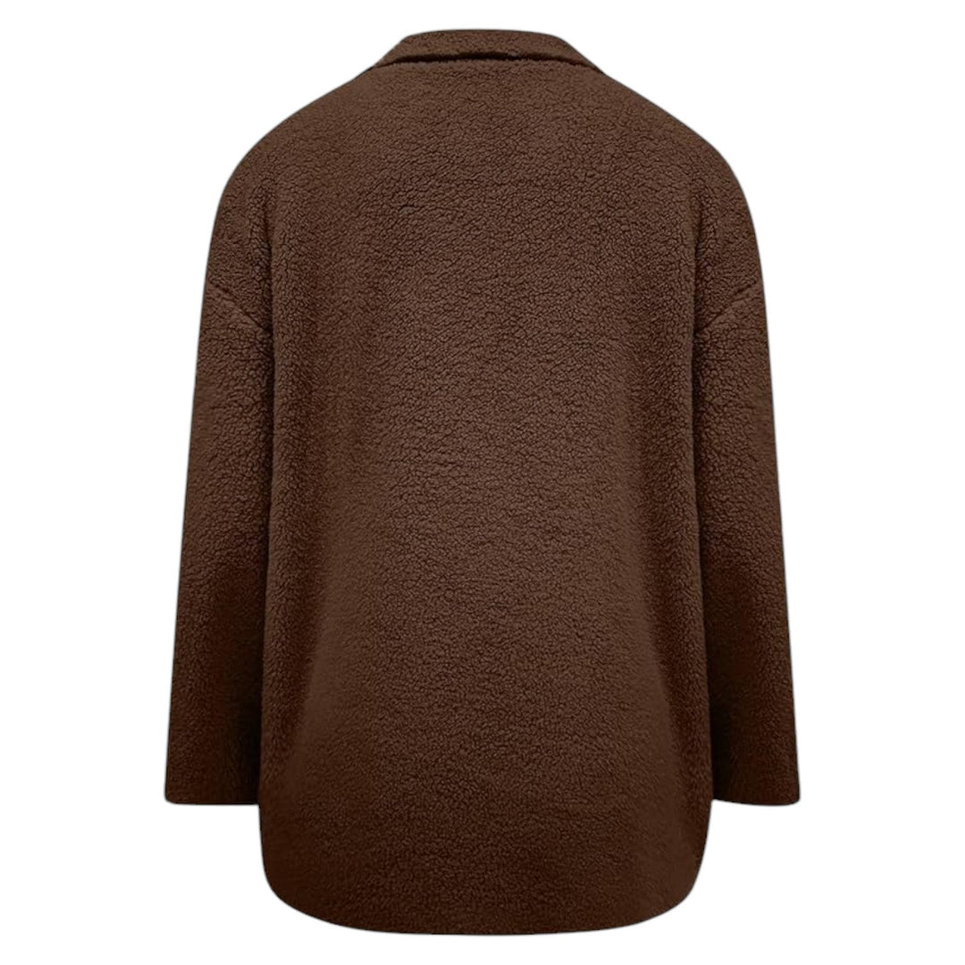 NORA™ | Cozy Button-Up Coat