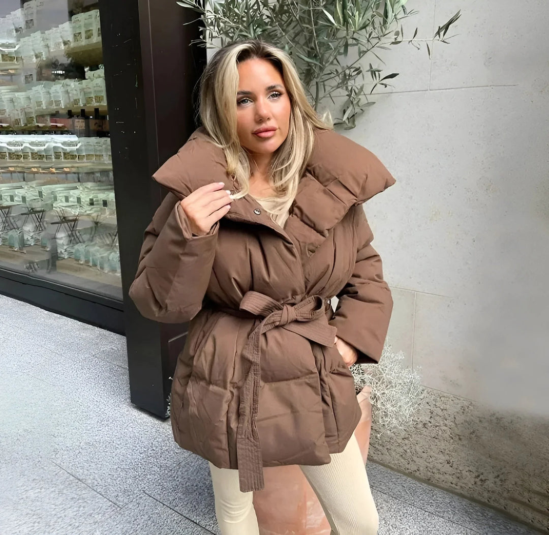 MARILYN™ | Lace-Up Puffer Jacket