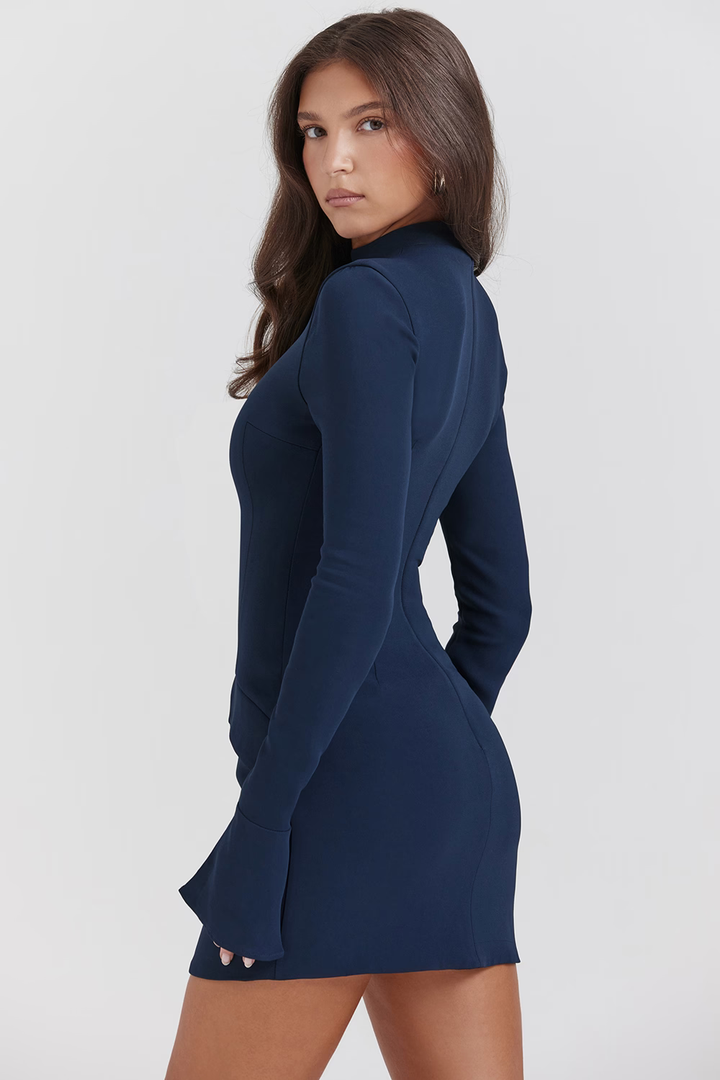 GINA™ | Knitted Bodycon Pocket Mini Dress