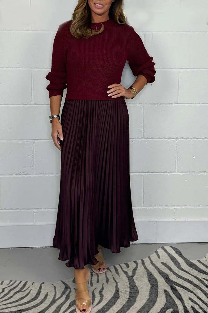 MAYA™ | Jumper with Maxi Skirt