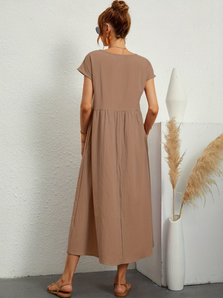 LAVINIA™ | Linen Casual Dress
