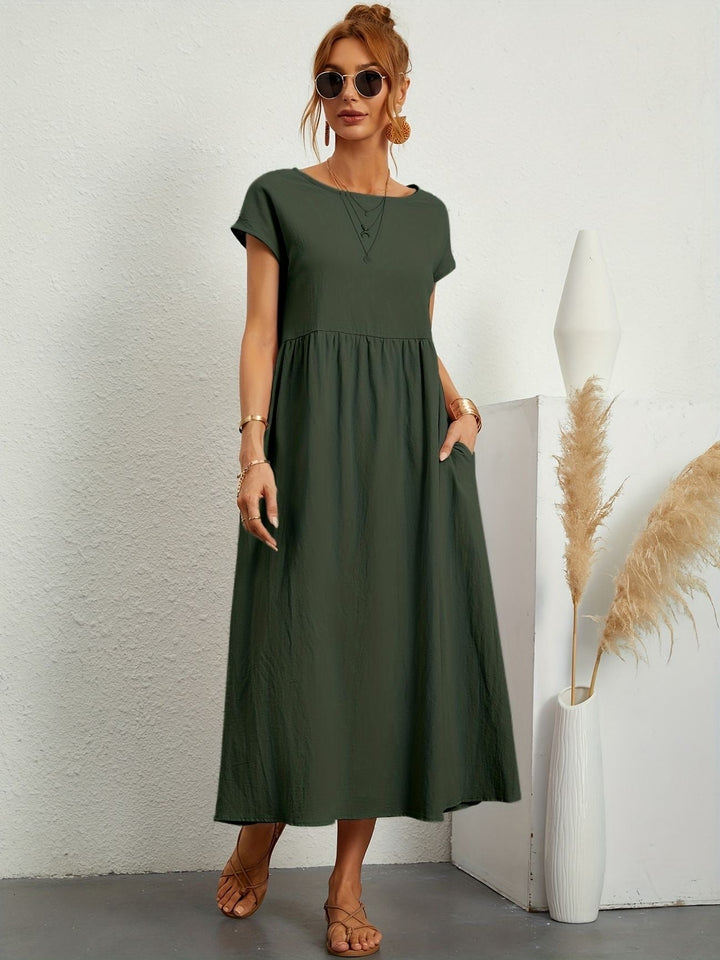 LAVINIA™ | Linen Casual Dress