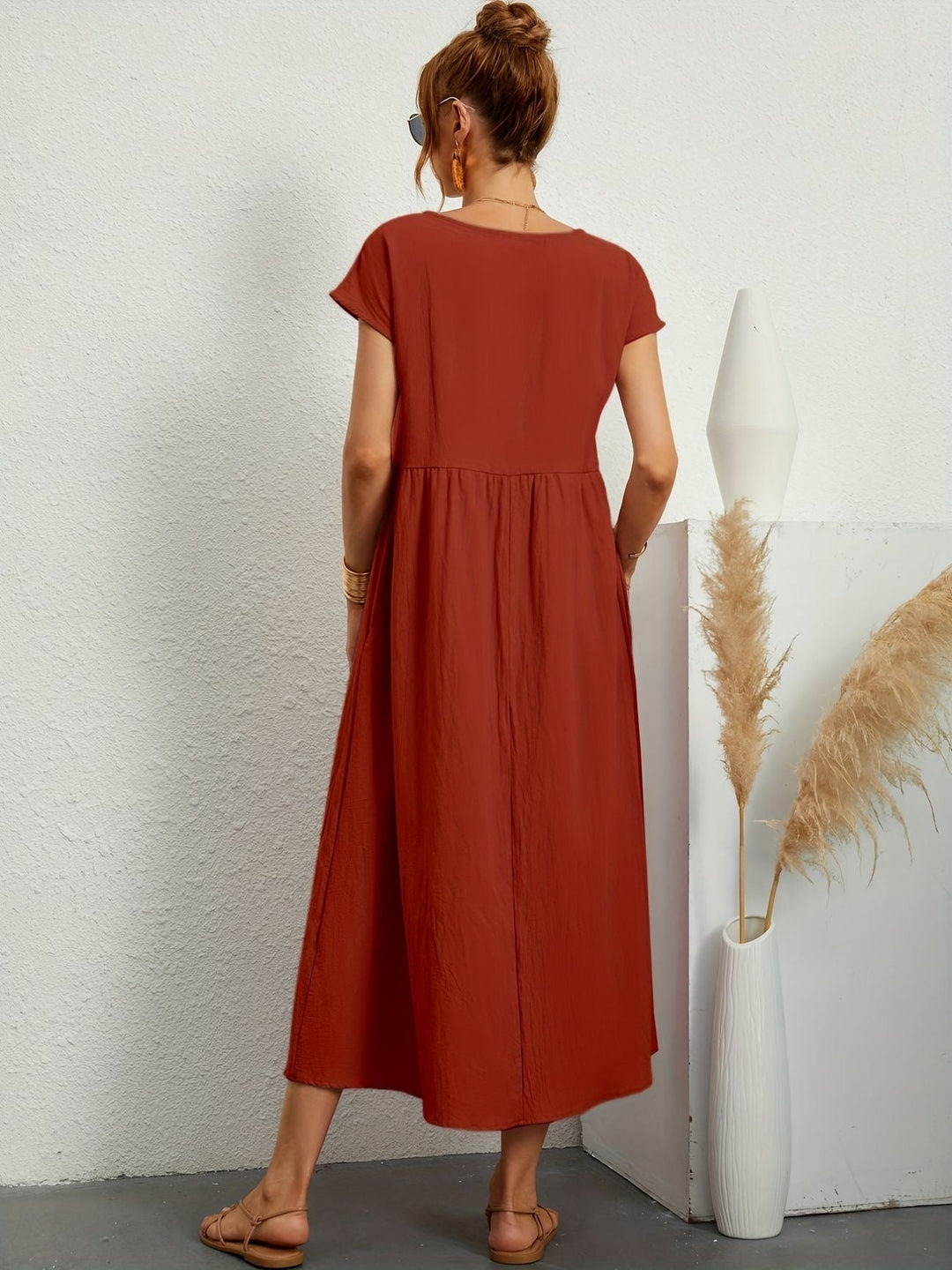 LAVINIA™ | Linen Casual Dress