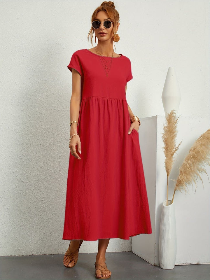 LAVINIA™ | Linen Casual Dress