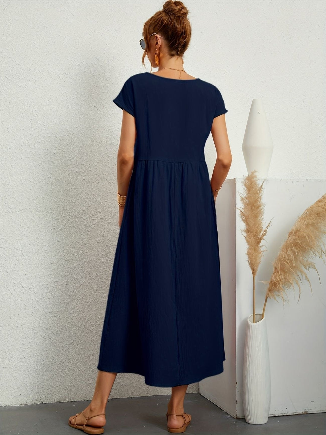 LAVINIA™ | Linen Casual Dress