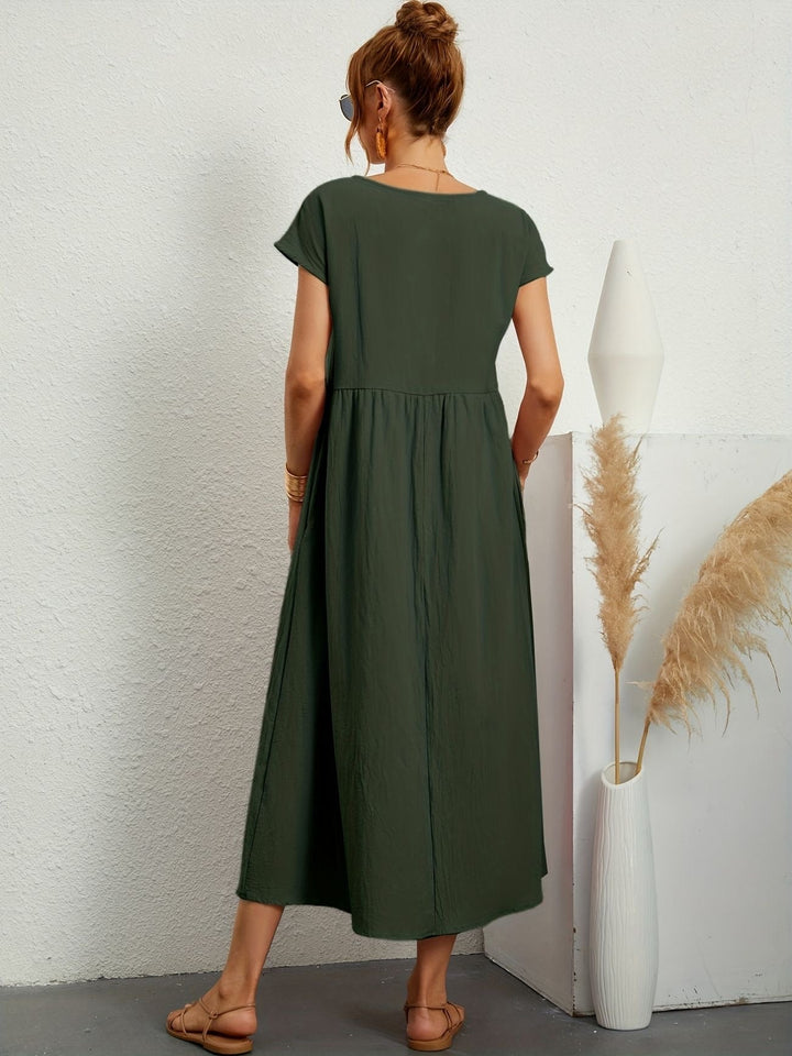 LAVINIA™ | Linen Casual Dress