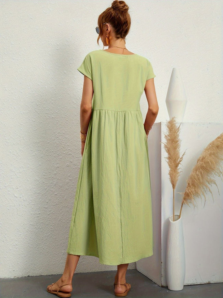 LAVINIA™ | Linen Casual Dress