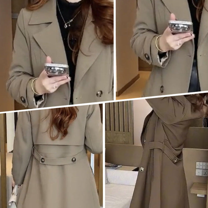 EVA™ | Elegant Wool Trench Coat