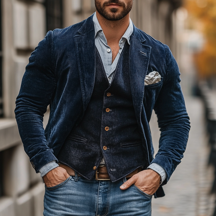 MATIAS™ | Vintage Blazer and Waistcoat Set