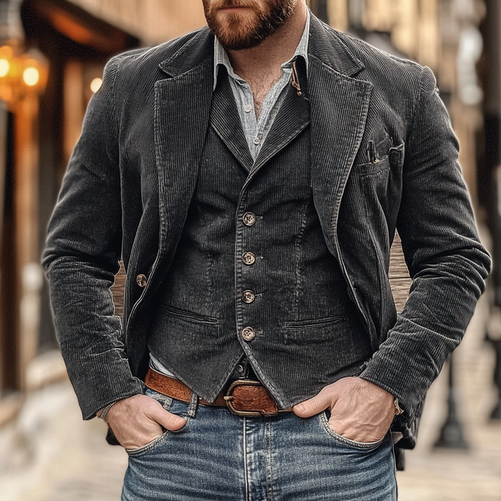 MATIAS™ | Vintage Blazer and Waistcoat Set