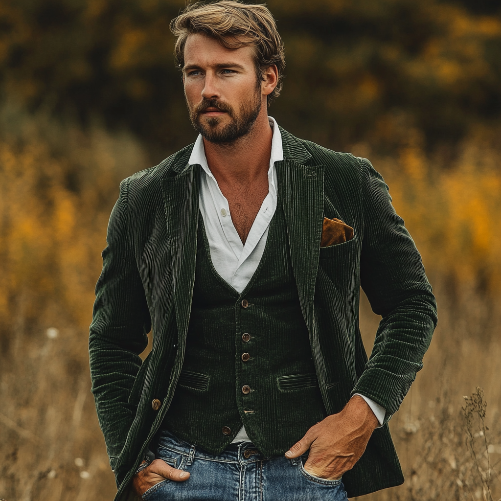 MATIAS™ | Vintage Blazer and Waistcoat Set