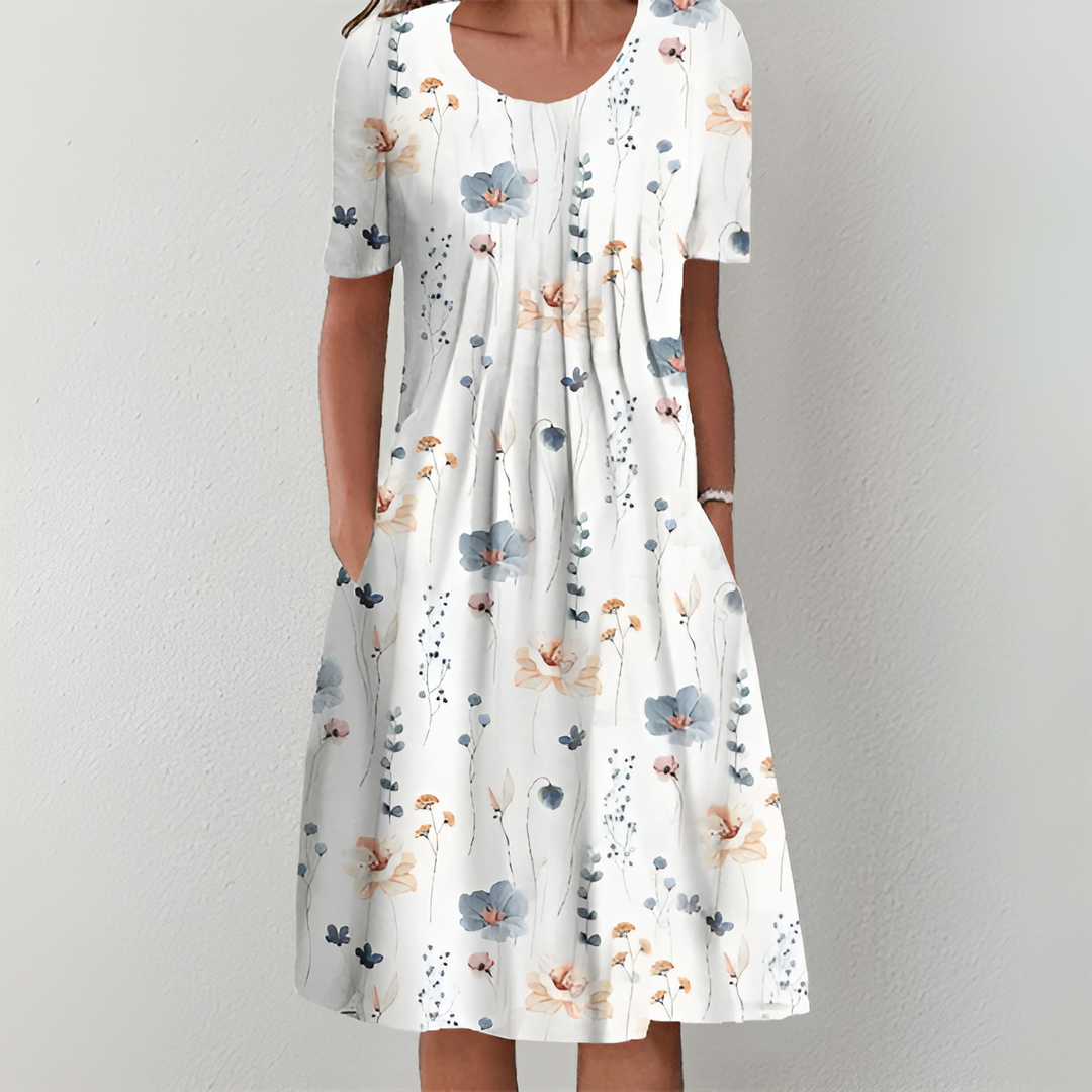 HEATHER™ | Classic Floral Dress