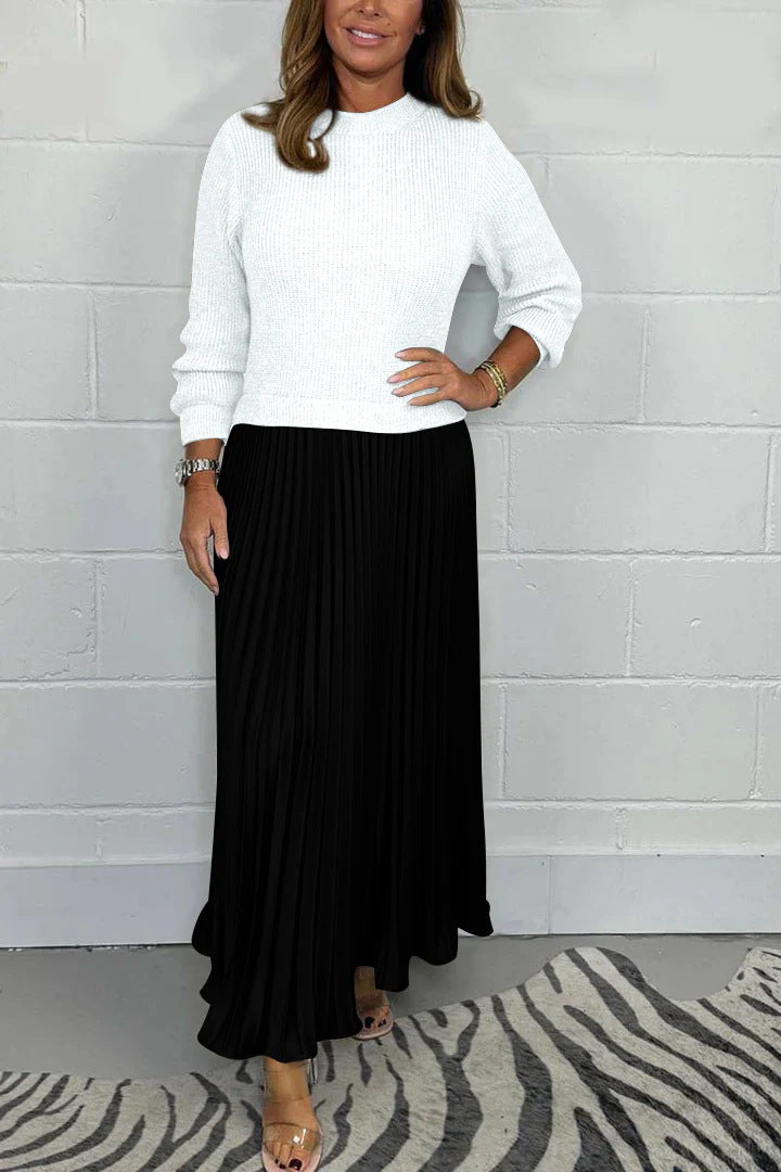 MAYA™ | Jumper with Maxi Skirt