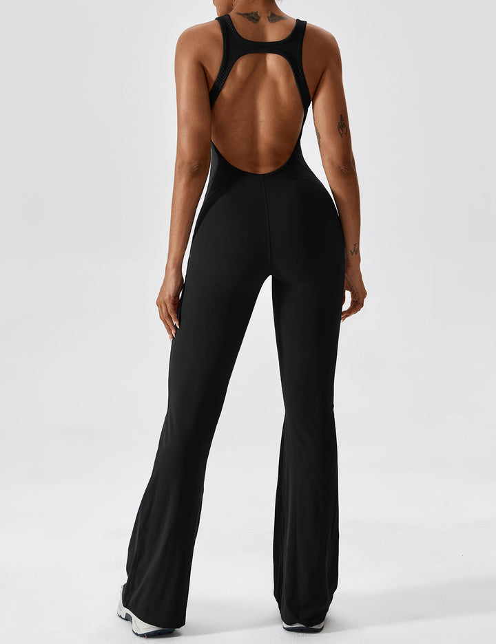 YOLANDA™ | Open Back Flared Jumpsuit