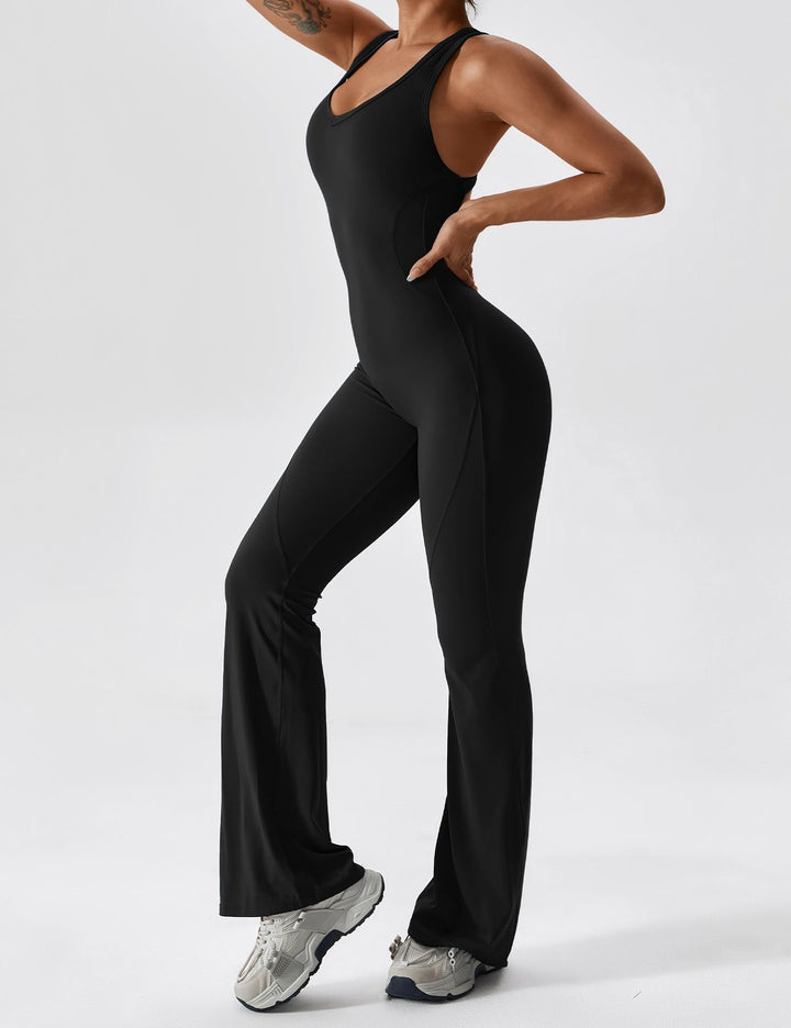 YOLANDA™ | Open Back Flared Jumpsuit