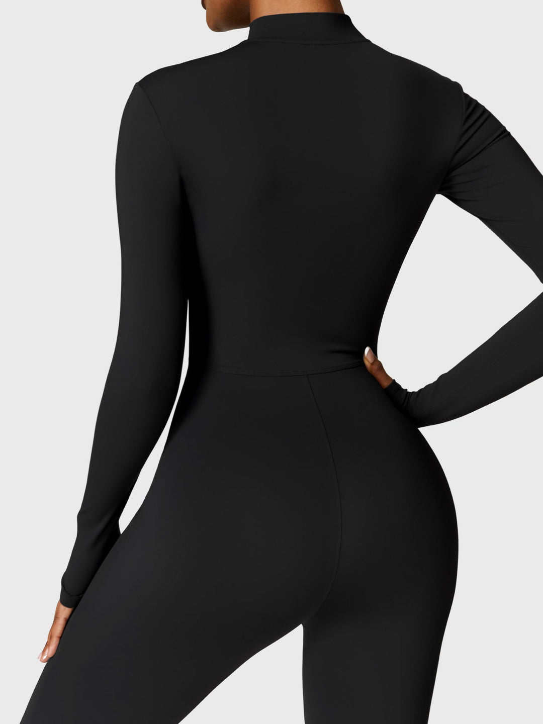 BELLE™ | Fleece Long Sleeve Zipper Jumpsuit