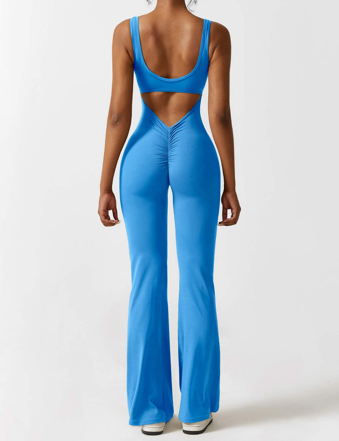 ALESSIA™ | V-Back Flared Jumpsuit