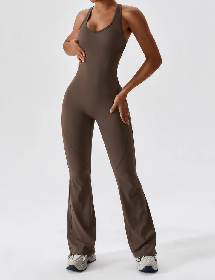 YOLANDA™ | Open Back Flared Jumpsuit