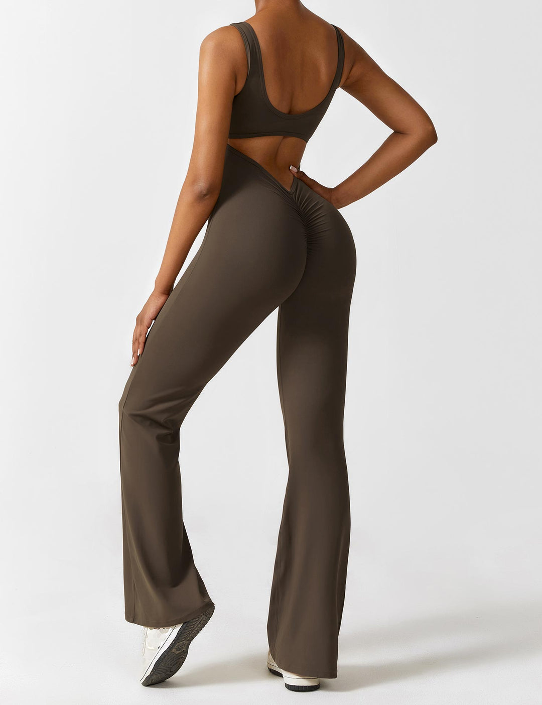 ALESSIA™ | V-Back Flared Jumpsuit