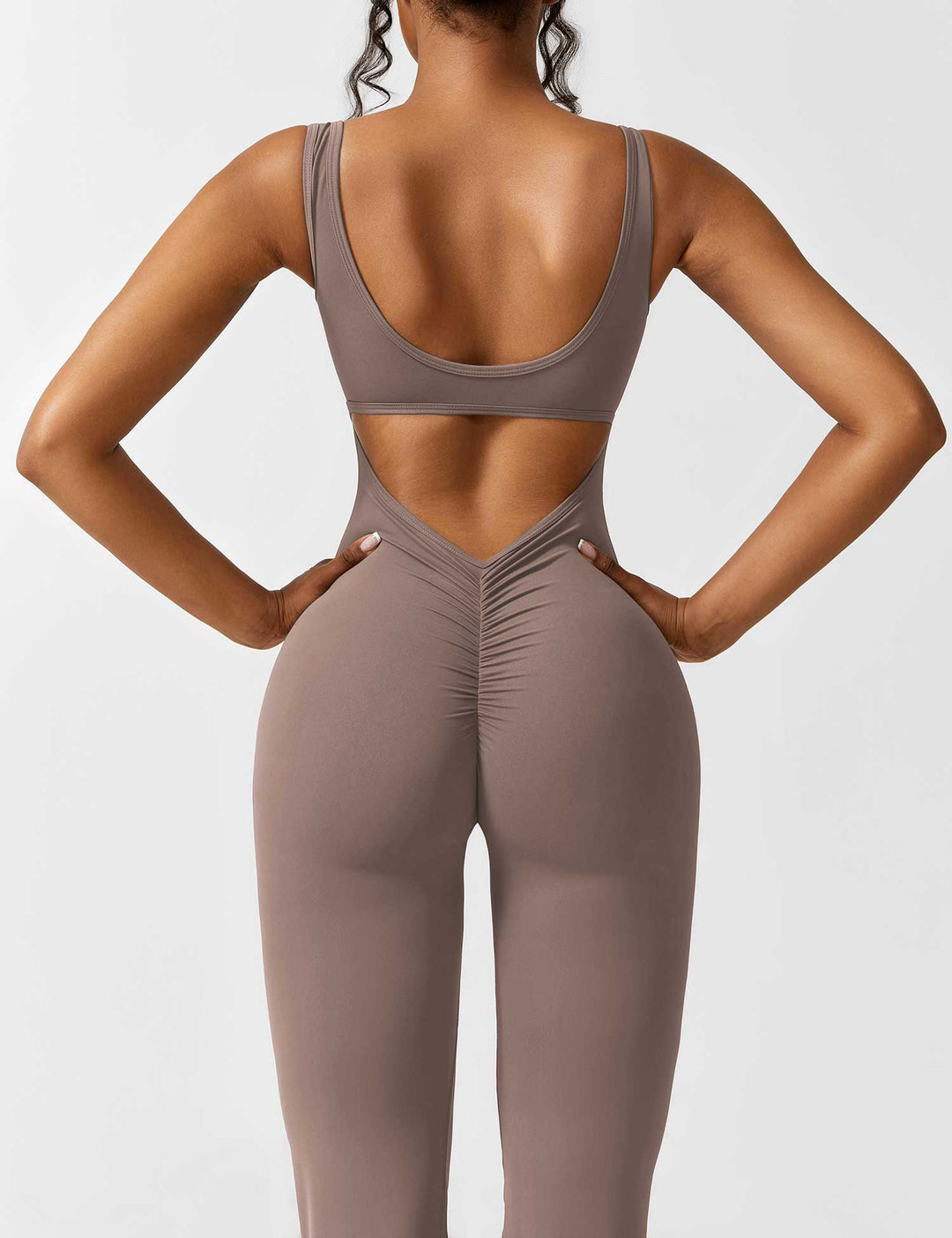 ALESSIA™ | V-Back Flared Jumpsuit