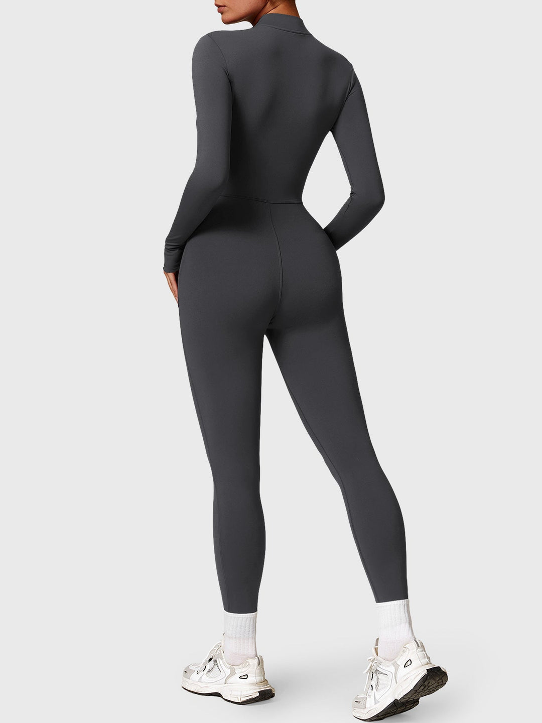 BELLE™ | Fleece Long Sleeve Zipper Jumpsuit