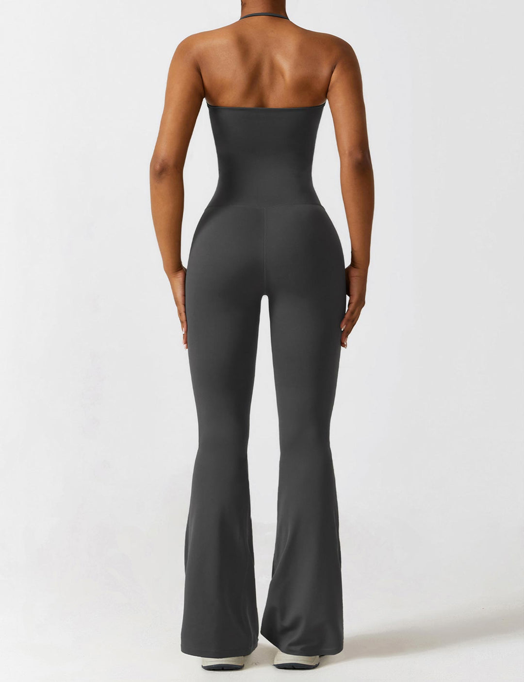 LIUZI™ | Halter Flared Jumpsuit