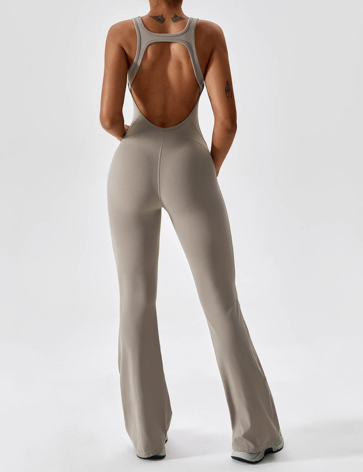 YOLANDA™ | Open Back Flared Jumpsuit